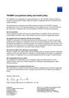 TRUMPF occupational health and safety policy