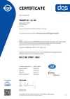 通過 DIN EN ISO/IEC 27001 標準認證 