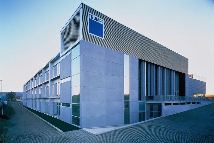 building of TRUMPF in Ditzingen Germany